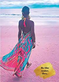 7-Piece  Flow Card Set | Noir Soul Care Greeting Card Series